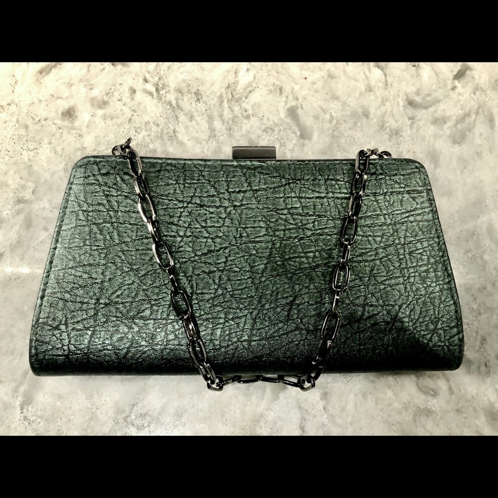 Croc Skin Clutch